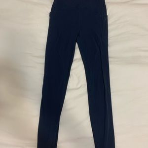 Lululemon leggings.  Navy, size 2.
